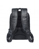 Фотография Большой черный кожаный мужской рюкзак JD2766A