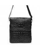 Фотография Кожаная мужская сумка с тиснением Keizer K1005-black