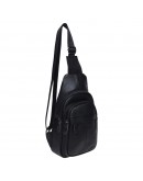 Фотография Черный кожаный мужской рюкзак Keizer K11023-black