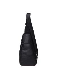 Черный кожаный мужской рюкзак Keizer K11023-black