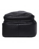 Фотография Черный кожаный мужской рюкзак Keizer K11023-black