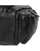 Фотография Кожаная черная мужская сумка Keizer K11028-black