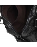 Фотография Кожаная черная мужская сумка Keizer K11028-black