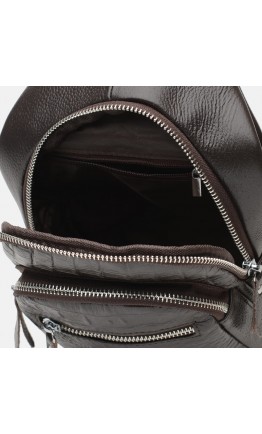Коричневый мужской рюкзак Borsa Leather K1142-brown