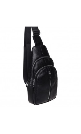 Черный рюкзак - слинг на плечо Keizer K1155-black