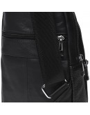 Фотография Мужской кожаный рюкзак - слинг Keizer K1168-black