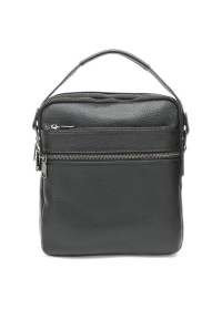 Черная кожаная сумка - барсетка Keizer K117622-3-black