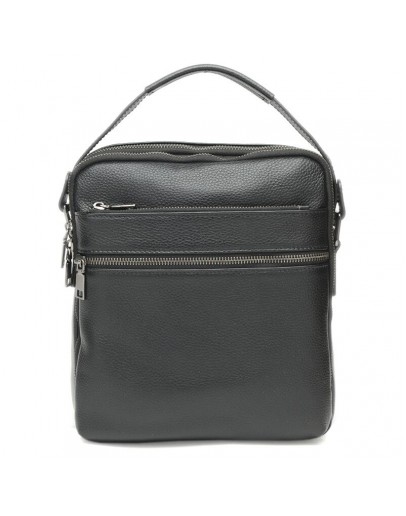 Фотография Черная кожаная сумка - барсетка Keizer K117622-3-black