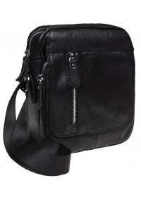 Черная кожаная мужская сумка Keizer K12051-black