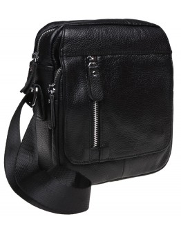 Черная кожаная мужская сумка Keizer K12051-black