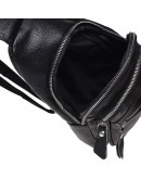 Фотография Рюкзак слинг мужской кожаный Keizer K13035-black