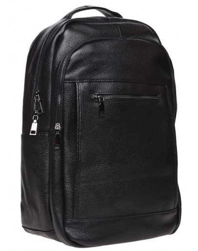 Фотография Мужской рюкзак кожаный Keizer k1336-black
