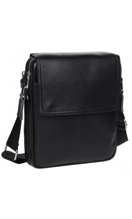 Черная мужская сумка на 2 отделения Keizer K13508-black