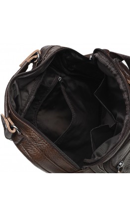 Коричневая мужская сумка на плечо Borsa Leather K15112-brown