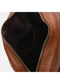 Коричневая сумка на плечо Borsa Leather K15210-brown