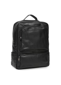 Рюкзак мужской кожаный черный Keizer K1544-black