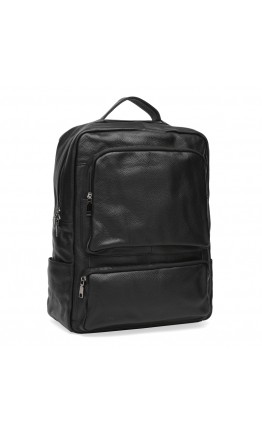 Рюкзак мужской кожаный черный Keizer K1544-black