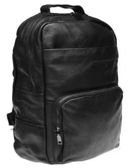 Черный мужской кожаный рюкзак Keizer K1551-black