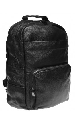 Черный мужской кожаный рюкзак Keizer K1551-black