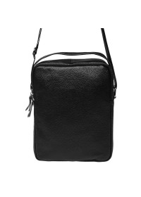 Черная кожаная сумка - барсетка Keizer K15608-black