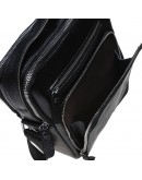 Фотография Черная кожаная сумка - барсетка Keizer K15608-black