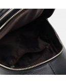 Фотография Черный мужской слинг кожаный Keizer K15609bl-black