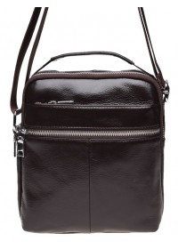 Коричневая мужская кожаная сумка Keizer K16013-brown