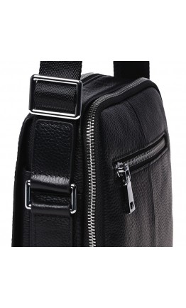 Мужская кожаная сумка через плечо Ricco Grande K16266-black