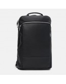 Фотография Вместительный кожаный мужской рюкзак Ricco Grande K16475bl-black