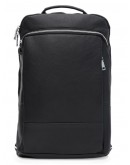 Фотография Вместительный кожаный мужской рюкзак Ricco Grande K16475bl-black