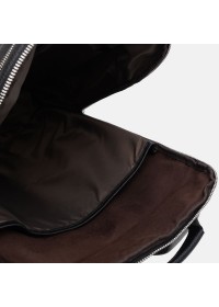 Вместительный кожаный мужской рюкзак Ricco Grande K16475bl-black