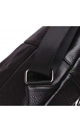 Слинг мужской кожаный черный Keizer K1682-black