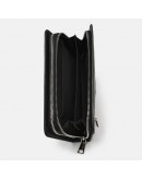 Фотография Кожаный клатч на 2 молнии Ricco Grande K17m106-black