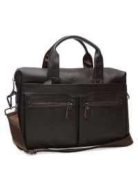 Коричневая мужская сумка для документов K18612-brown