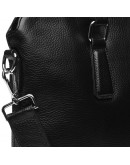 Фотография Черная деловая кожаная сумка Borsa Leather k19152-1-black