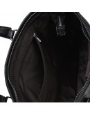 Фотография Черная деловая кожаная сумка Borsa Leather k19152-1-black