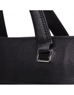 Черная кожаная сумка для документов Keizer K19158-1-black