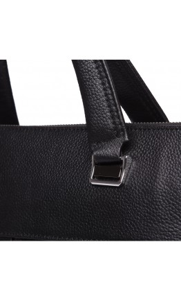 Черная кожаная сумка для документов Keizer K19158-1-black