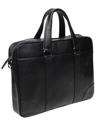 Фотография Черная деловая кожаная сумка Keizer K19904-1-black