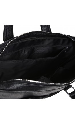 Черная деловая кожаная сумка Keizer K19904-1-black