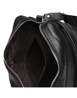 Мужская черная сумка на плечо Keizer K19980-black