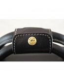 Фотография Дорожная кожаная черная фирменная сумка KATANA k33152-1