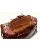 Фотография Дорожная кожаная коричневая фирменная сумка KATANA k33152-3