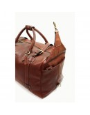 Фотография Дорожная кожаная коричневая фирменная сумка KATANA k33153-3