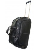 Фотография Дорожная кожаная черная фирменная сумка KATANA k33159-1
