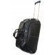 Дорожная кожаная черная фирменная сумка KATANA k33159-1