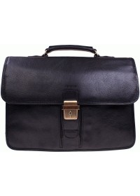 Черный кожаный мужской элегантный портфель Katana k36804-1