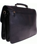 Фотография Черный кожаный мужской элегантный портфель Katana k36804-1