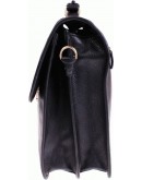 Фотография Черный кожаный мужской элегантный портфель Katana k36804-1
