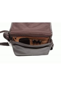 Мужская коричневая кожаная сумка на плечо Katana k69104-2
